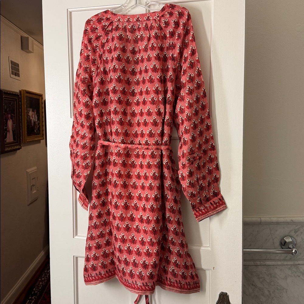 J.Crew Cabana mini dress in block-print ramie CI921 - Picture 7 of 8